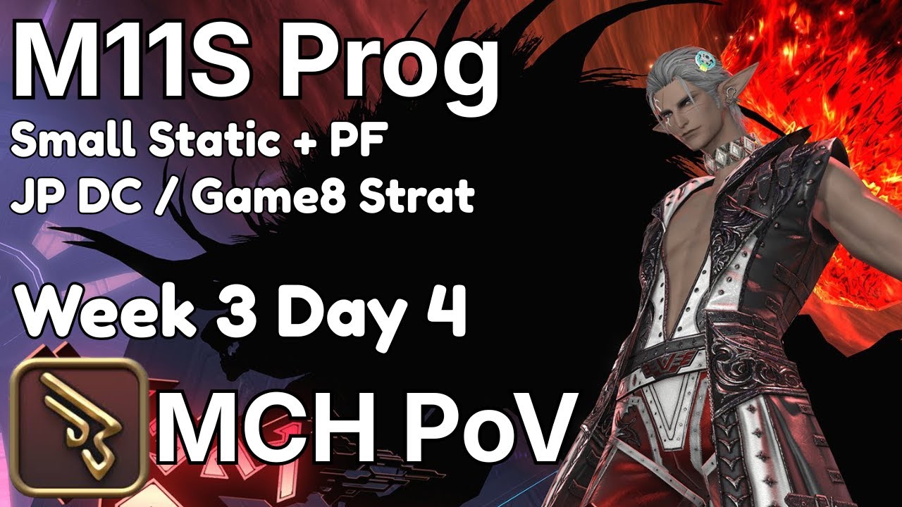 LIVE – FFXIV Savage Prog M11S Ecliptic Stampede | D3 Machinist POV | JP DC / Game8 Strat (ID/EN)