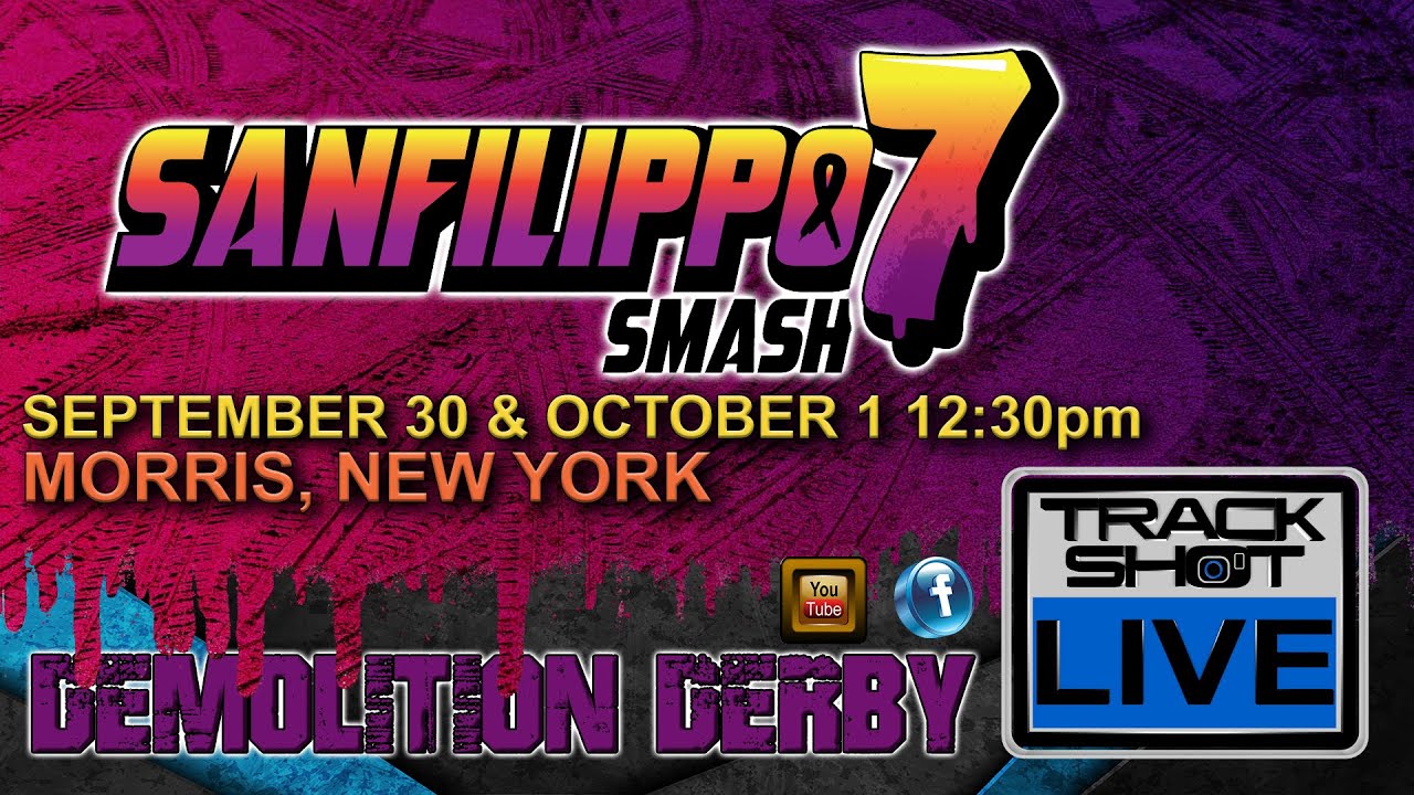 Demolition Derby at Sanfilippo Smash 7,  Morris,  New York -  Day  2