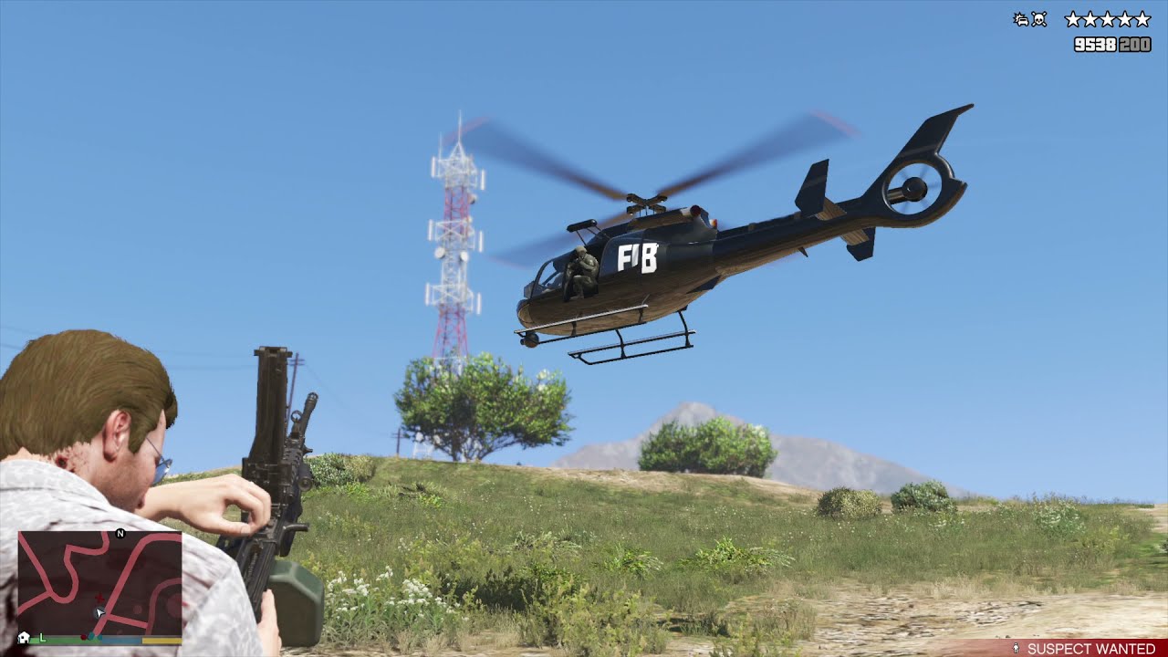 GTA 5 - TM-02 Khanjali Tank Rampage + Six Star Escape