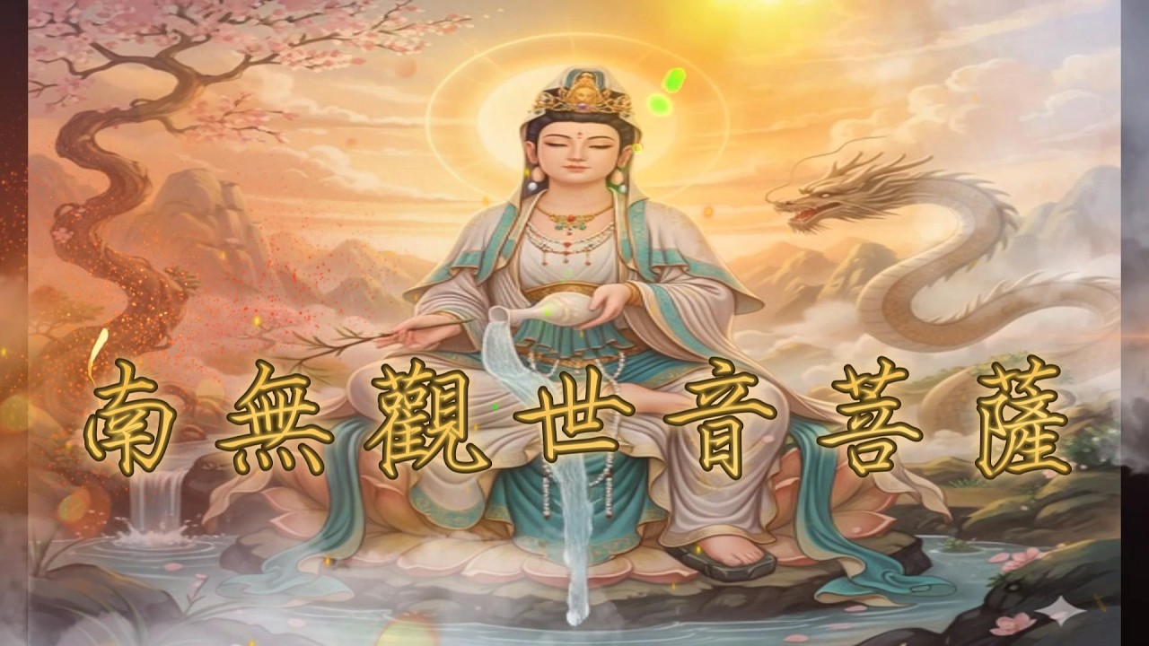 南無觀世音菩薩｜願您平安順心｜大慈大悲的守護與祝福（心靈療癒・佛號音聲）