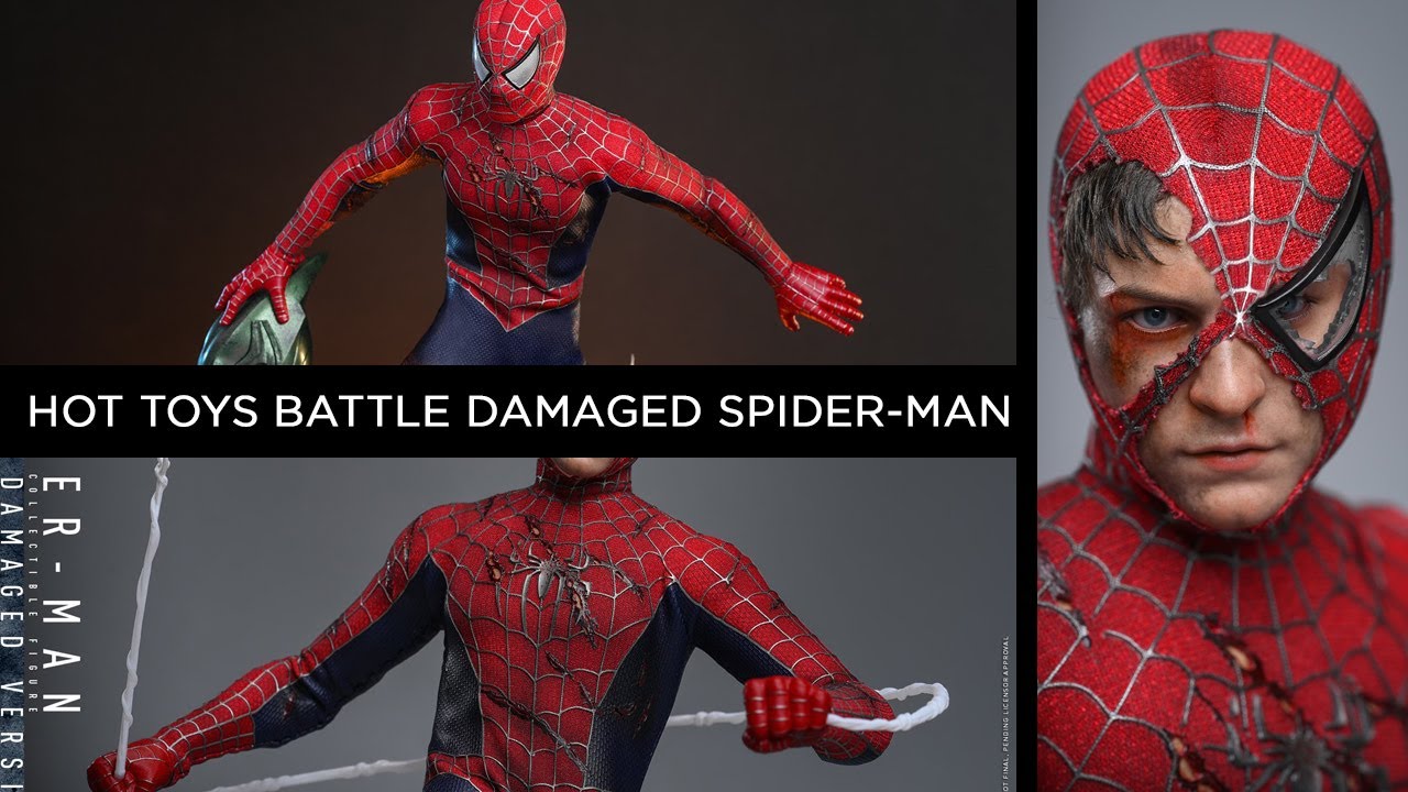 Hot Toys Battle Damage Spider Man