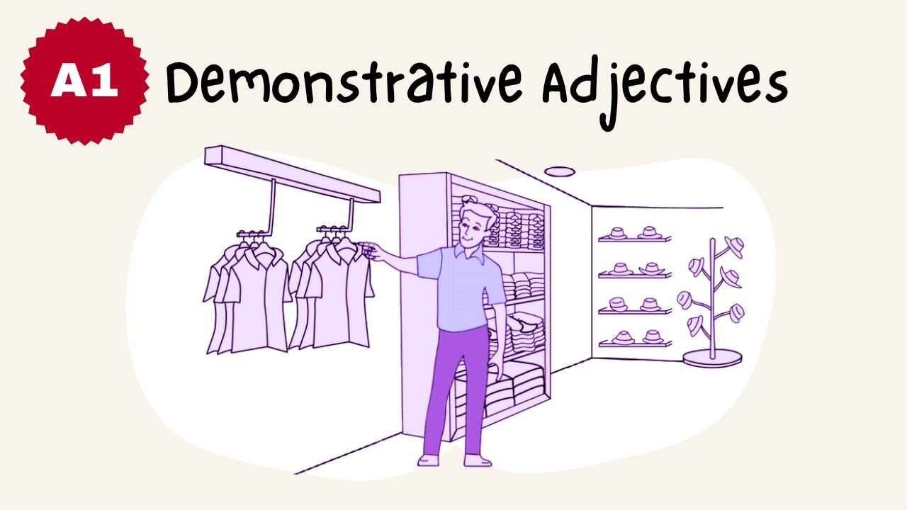 Demonstrative adjectives &ndash; English Grammar Lessons