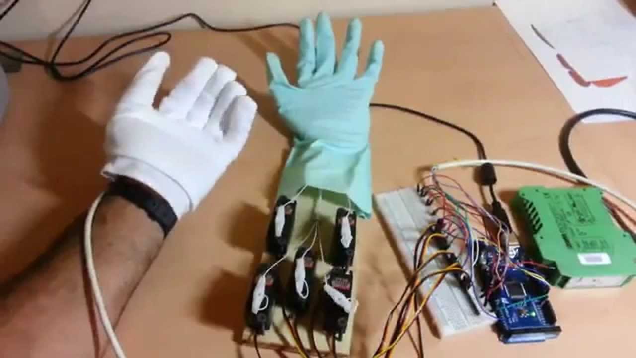 mano articulada arduino