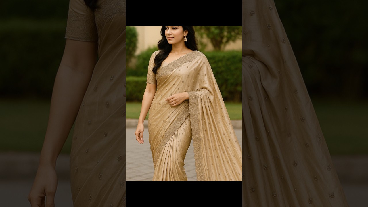Grace in Silk &ndash; Timeless Pure Silk Saree Look! #SareeLovers  #SareeGoals  #LuxurySaree  #GraceInSilk