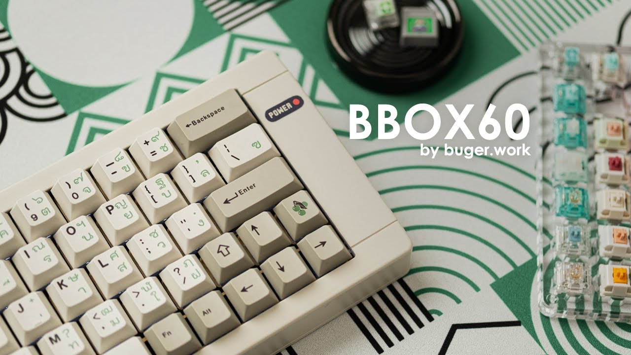 BBOX60 by BUGER WORK - Kailh Box Jade Typing Sounds