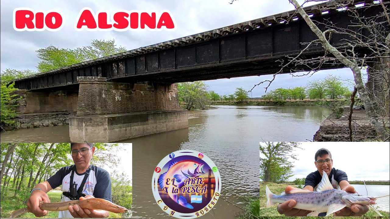 Dia de PESCA, recorriendo Rio Alsina y explorando lugares -EL ARTE x LA PESCA .con Roberto 2022