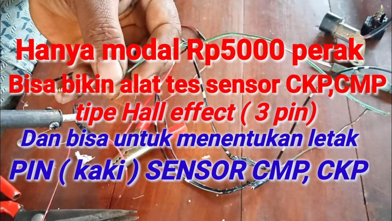 Rp5000 bisa bikin alat tes sensor ckp,cmp tipe hall effect dan bisa tentukan pin nya#RBJ MOTOR