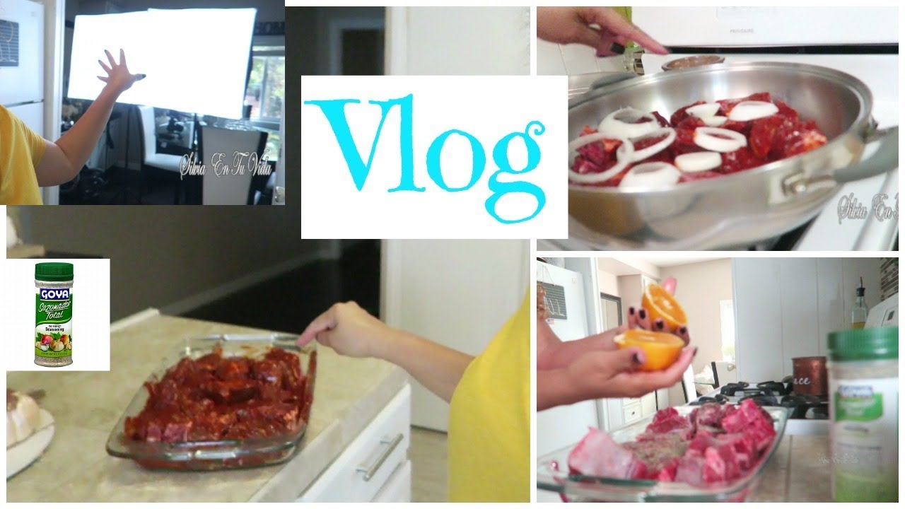 VLOG/GRABANDO VIDEO | COCINANDO | COMPRE LUCES PARA LOS VIDEOS