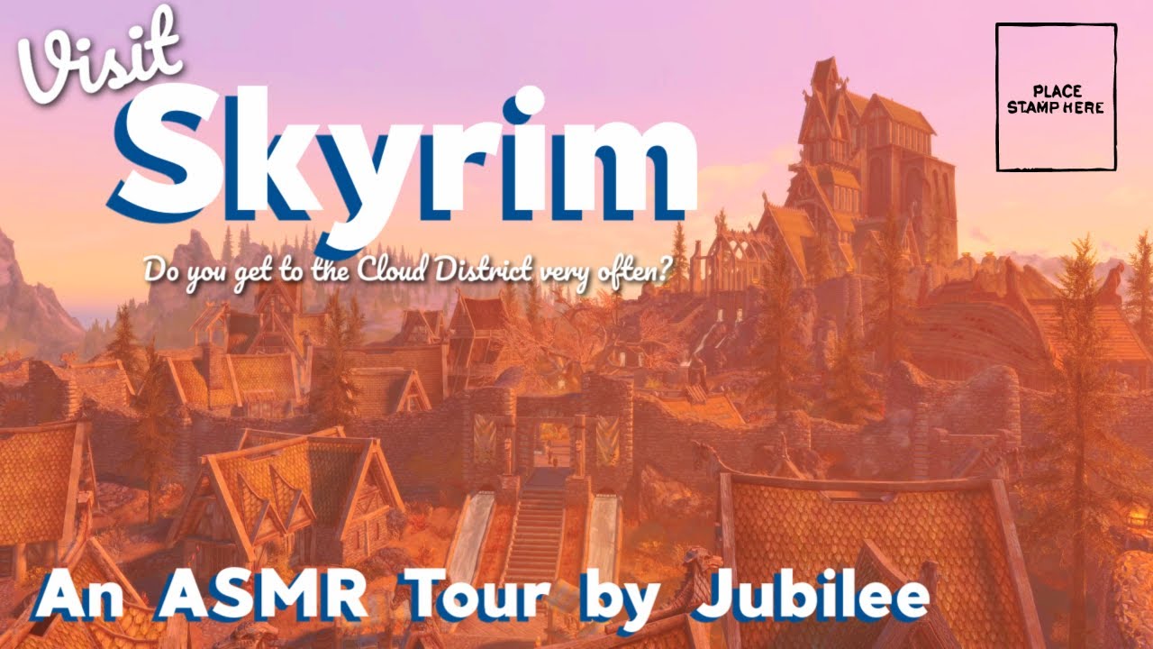 ASMR | I give you a PERSONAL tour of Skyrim! | 3D soft spoken roleplay