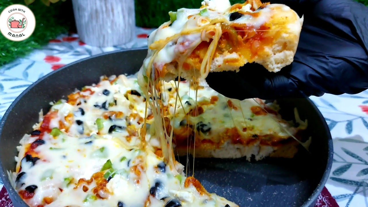Found a new way to make Double Cheese Pizza! 🧀 Best pizza in the world | #ramadan
