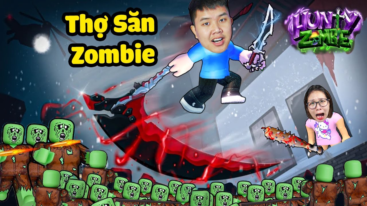 Thi săn Zombie sở hữu ĐỒ VIP hủy diệt đội quân quái vật đột biến cùng bqThanh và Ốc