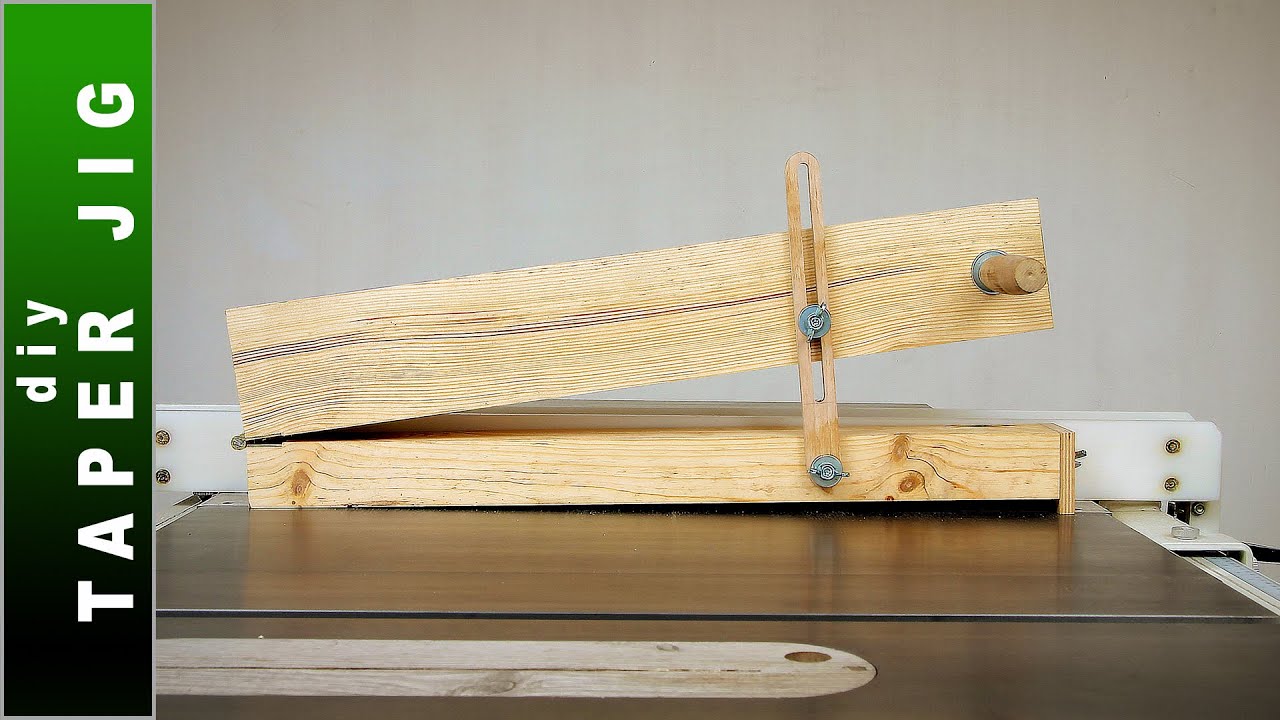 🟢 Taper Jig for Table Saw - DIY Tapering Jig for Long Cuts