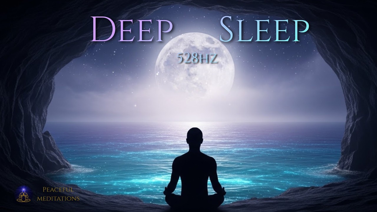 Ocean Sounds & Music for Deep Sleep: Fall Asleep Fast with Relaxing Music & Waves 🌊 528Hz
