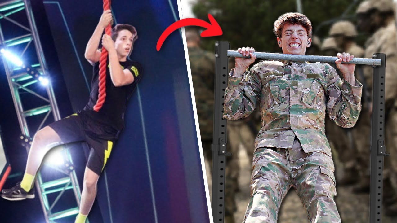 Ninja Warriors Try The Marines Fitness Test!