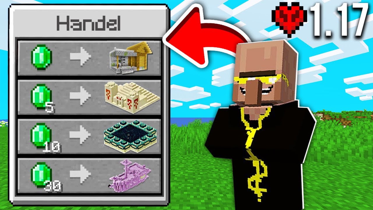 NOWY VILLAGER z NOWYMI WYMIANAMI na 1.17 HARDCORE w Minecraft!