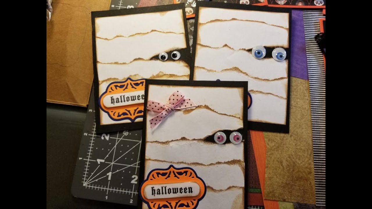 Mummy Card - Halloween Card  - Paper to Masterpiece