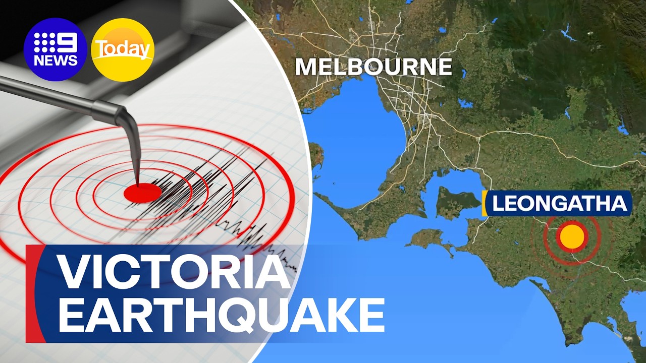 Magnitude 4.8 quake in Victoria&rsquo;s south-east  | 9 News Australia