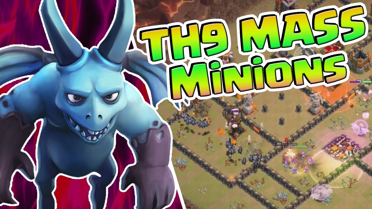 TH9 MASS MINION Attack & Event | Clash of Clans
