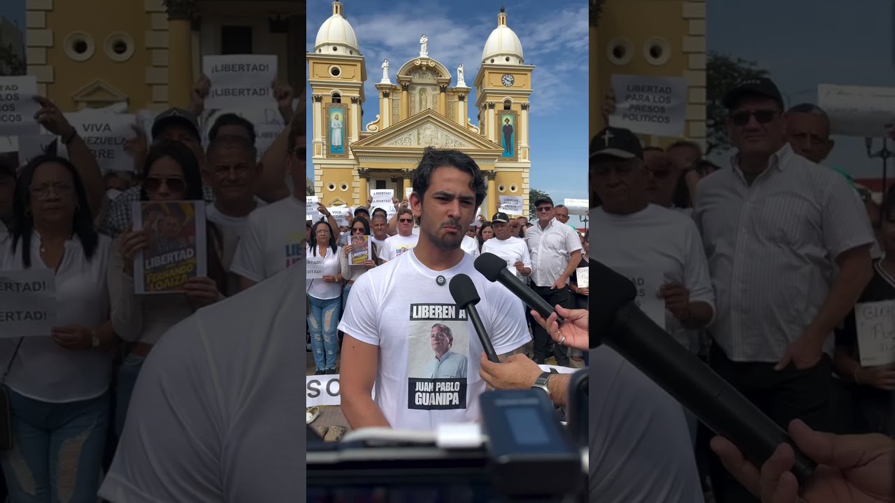 Ramón Guanipa denuncia  que su padre Juan Pablo Guanipa no ha sido excarcelado. 