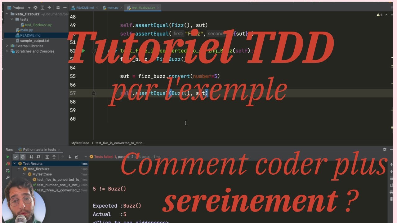 Tutoriel TDD en Python - Comment coder plus sereinement ?