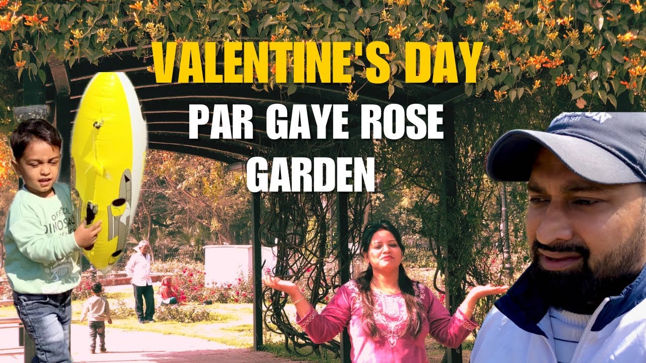 Valentine's day Par Gaye Rose Garden 🌹🪴 || Paru_Pahadi || Daily Lifestyle 