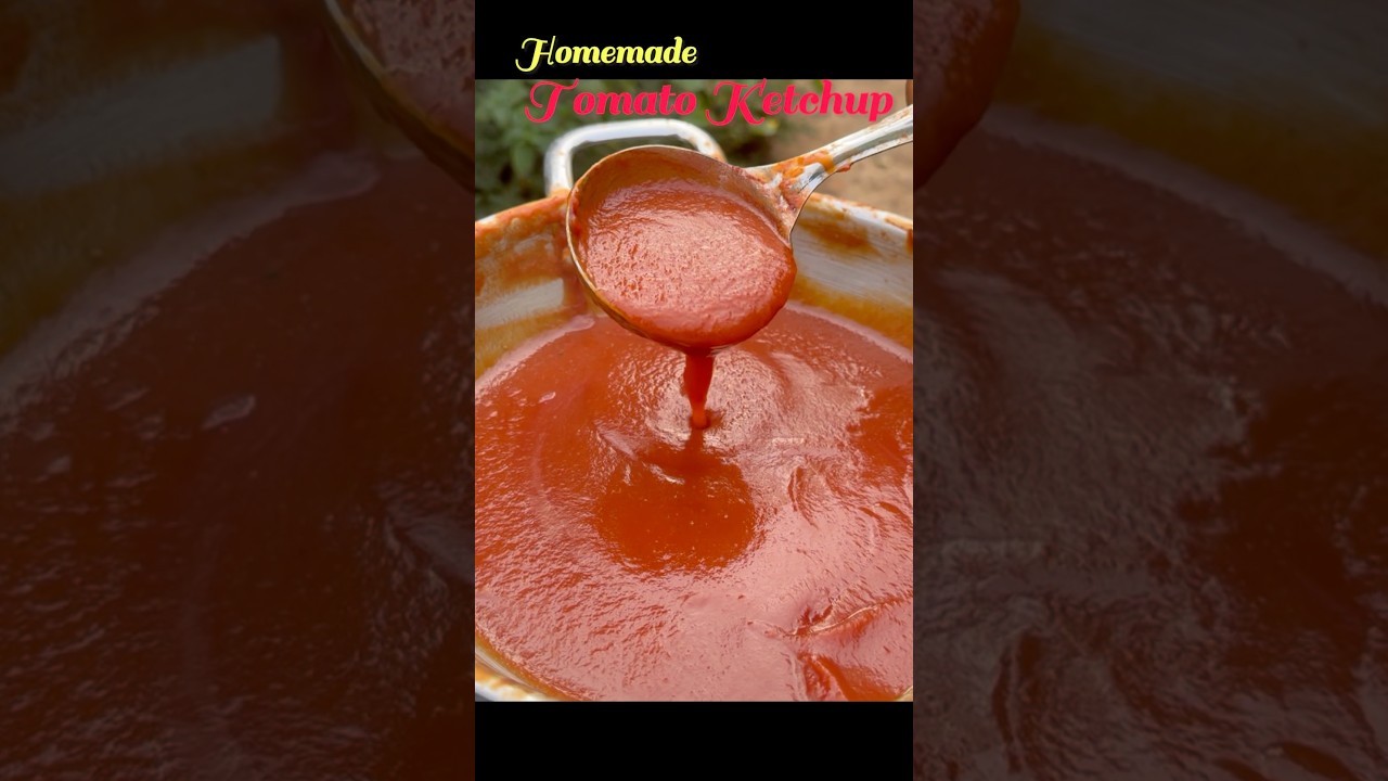 Bazar jaisa Ketchup ab ghar par! 🍅❌ No Preservatives  #tomatoketchup #shorts #viralvideo