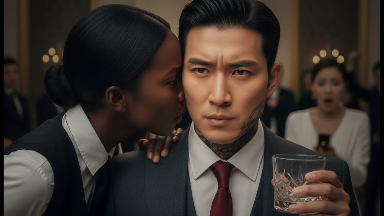 “A Waitress Kissed the Korean Mafia Boss at His Engagement — Everyone Froze in Fear”