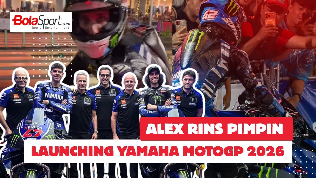 Fabio Quartararo Absen, Yamaha Pamerkan Alex Rins dan Augusto Fernandez di Launching MotoGP 2026