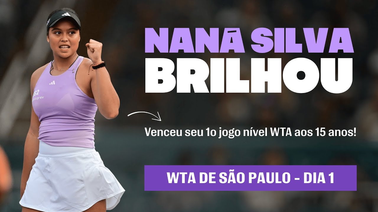 WTA S&Atilde;O PAULO (dia 1) - NAN&Aacute; SILVA brilha e VICT&Oacute;RIA BARROS d&aacute; cart&atilde;o de visitas