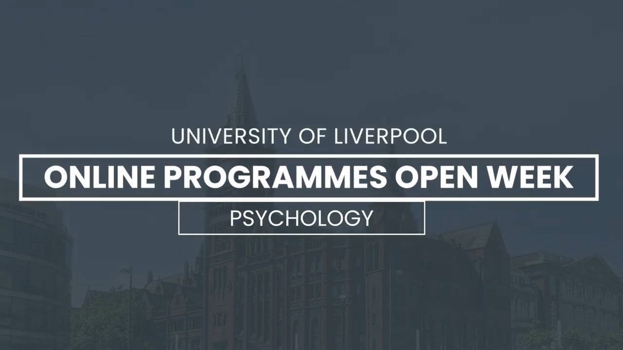 Discover Online Psychology Programmes Webinar