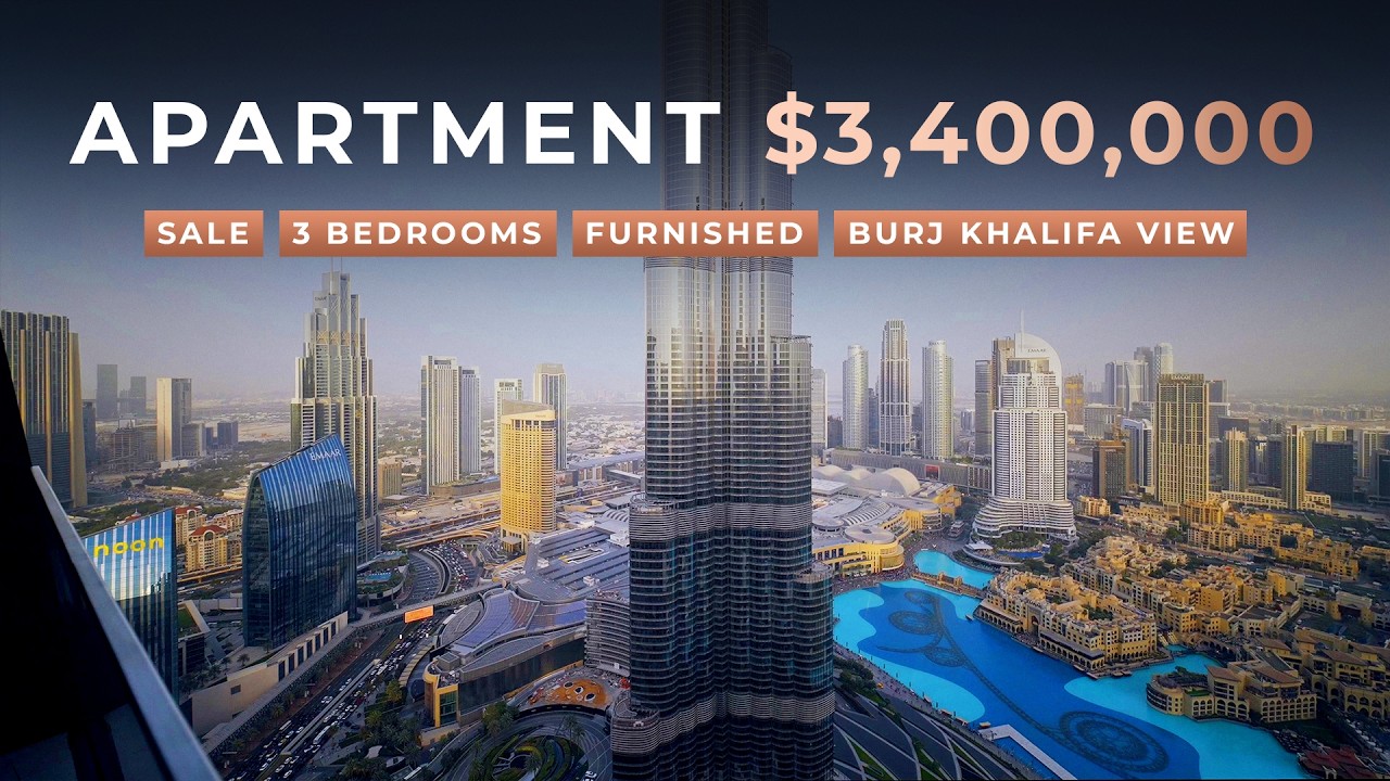 Sale | Serviced Apartment with Burj Khalifa Views in Downtown Dubai | $3,400,000