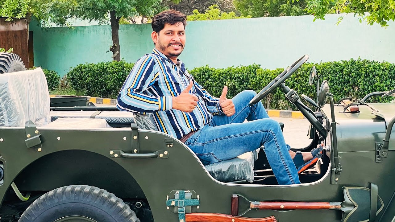 VINTAGE MODIFIED OPEN JEEPS GOING TO ODISHA STATE...JAIN MOTORS @ 81990-61161