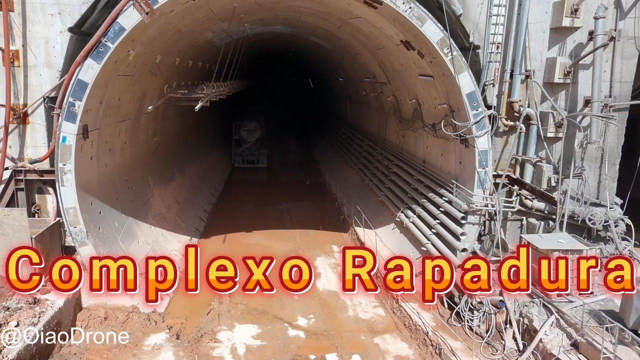 Obras do Metrô linha 2 Verde- Complexo Rapadura