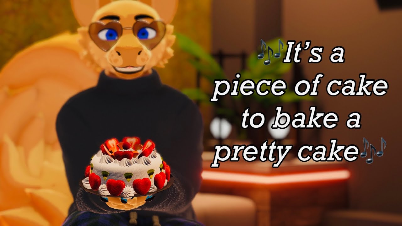 Furry Cake Baking.. asmr?