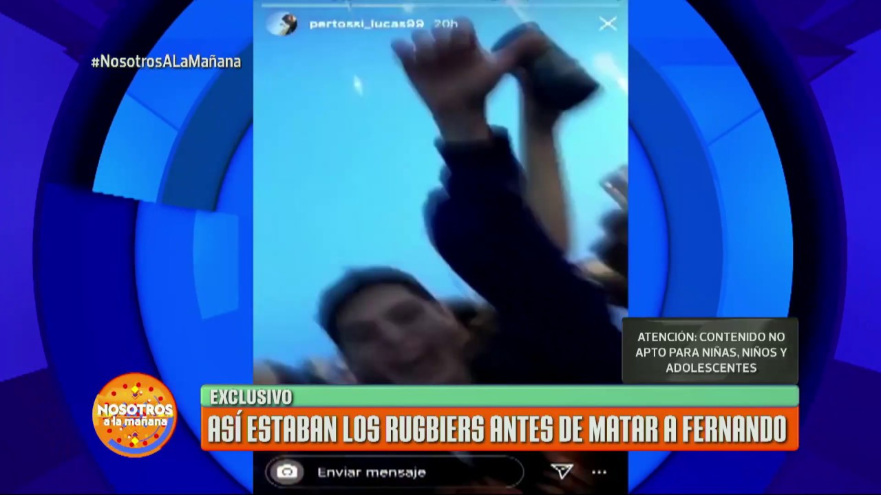 Este es el video de los rugbiers antes de matar a Fernando Báez