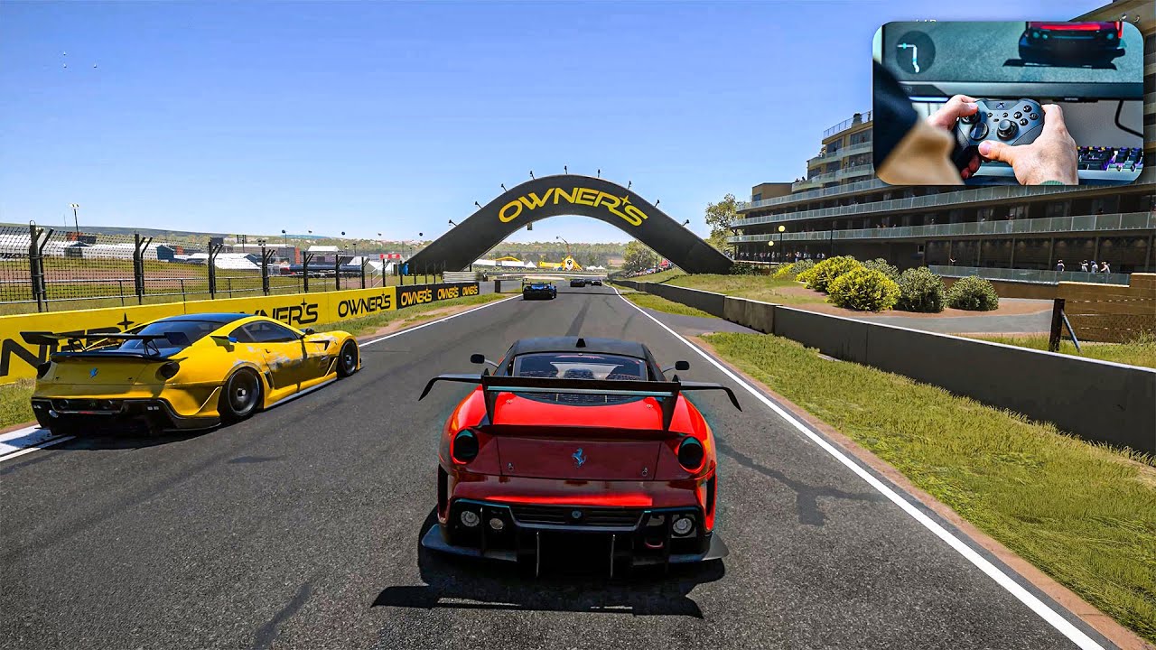 Ferrari 599XX Evolution Mount Panorama Race- Forza Motorsport | Xbox Elite S2 Gamepad Gameplay 4K60