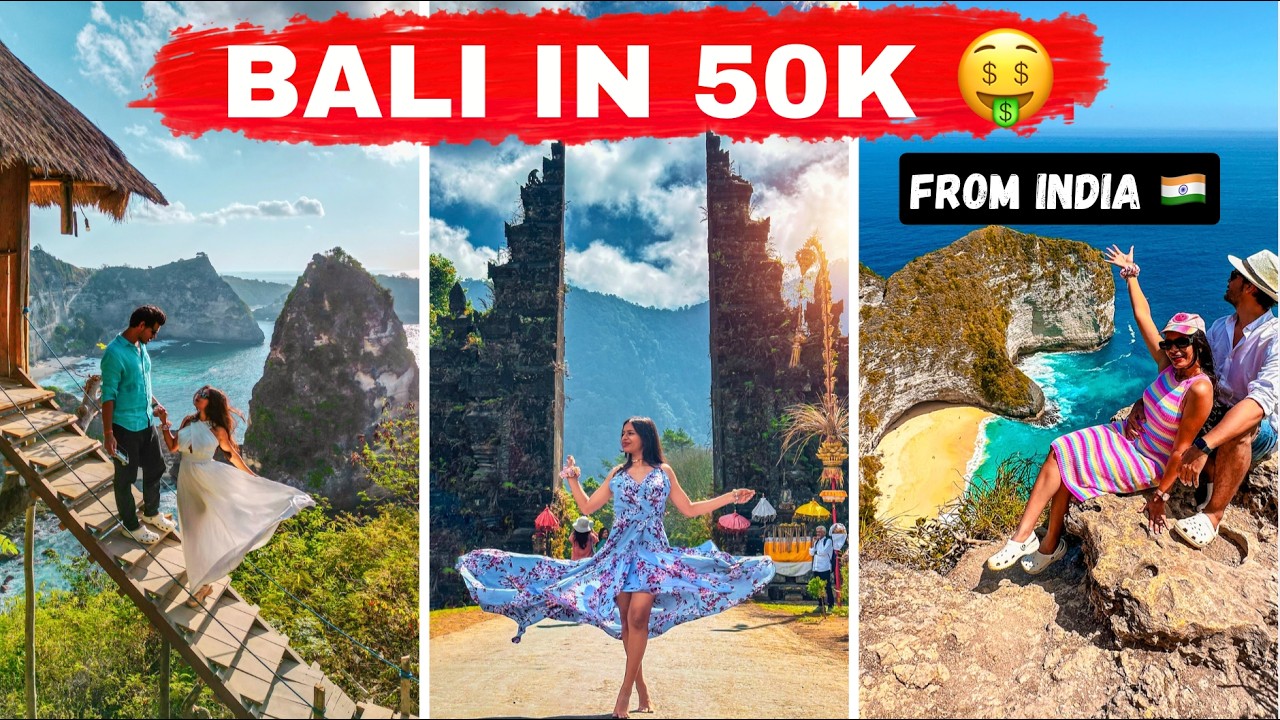 BALI🇮🇩 Trip Cost from INDIA 🇮🇳 | ₹50K vs ₹1L vs ₹2L Full Budget Breakdown (2026 Guide)