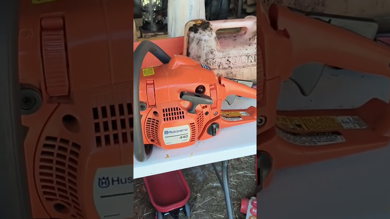 Husqvarna chainsaw repair #Husqvarna #Chainsawrepair #Badmixinasaw #Husqvarnachainsaws