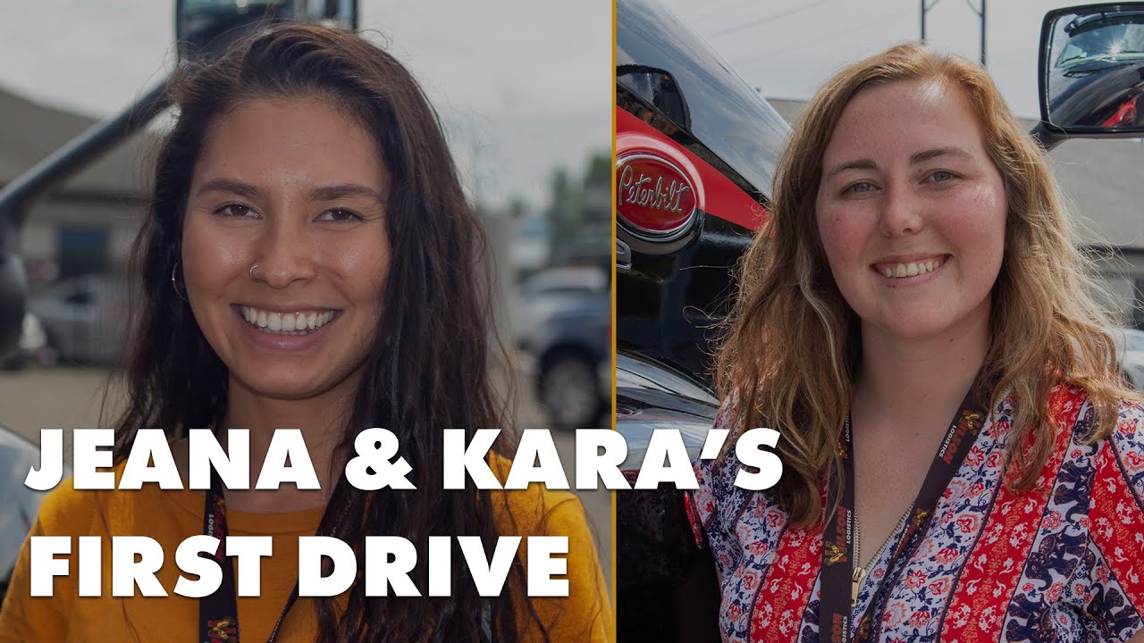 Jeana & Kara's First Drive in a Big Rig | Wilson Logistics