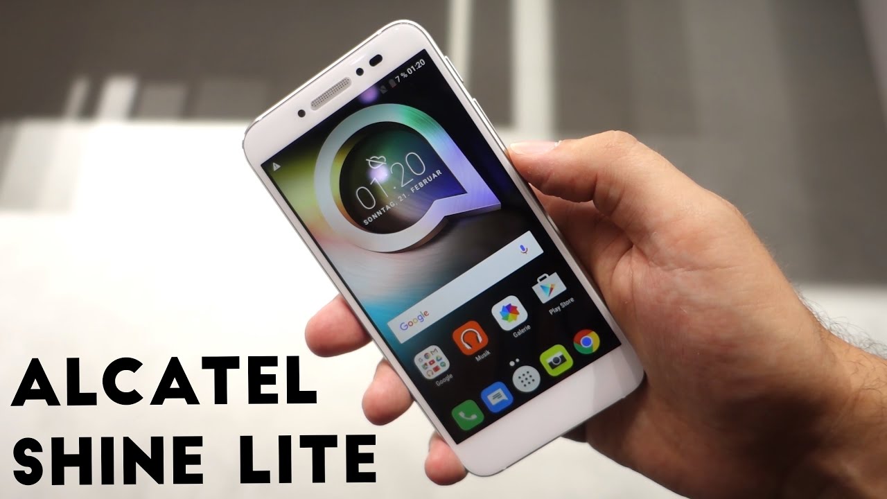 Alcatel Shine Lite Hands-On