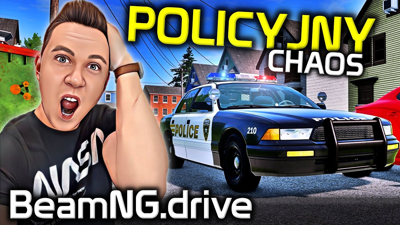 POLICYJNY CHAOS 🚓[#3] BeamNG drive /Yoshella