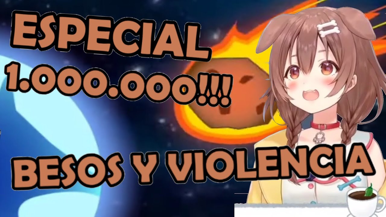 [Sub Esp] Korone celebra el 1.000.000 de subs DESTRUYENDO (y salvando) la TIERRA [Hololive]