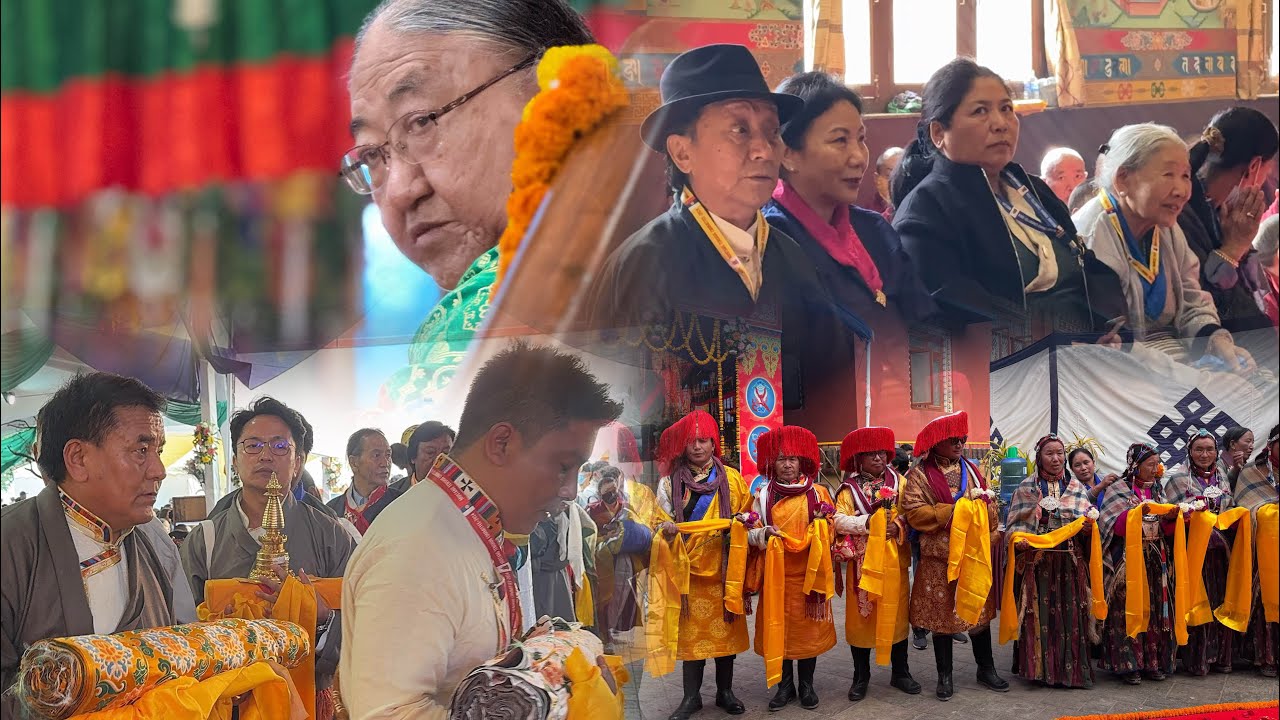 5th day : Tenshug program ( The 41st Sakya Trichen Gongma  Rinpoche ) long life puja( part 2️⃣ )
