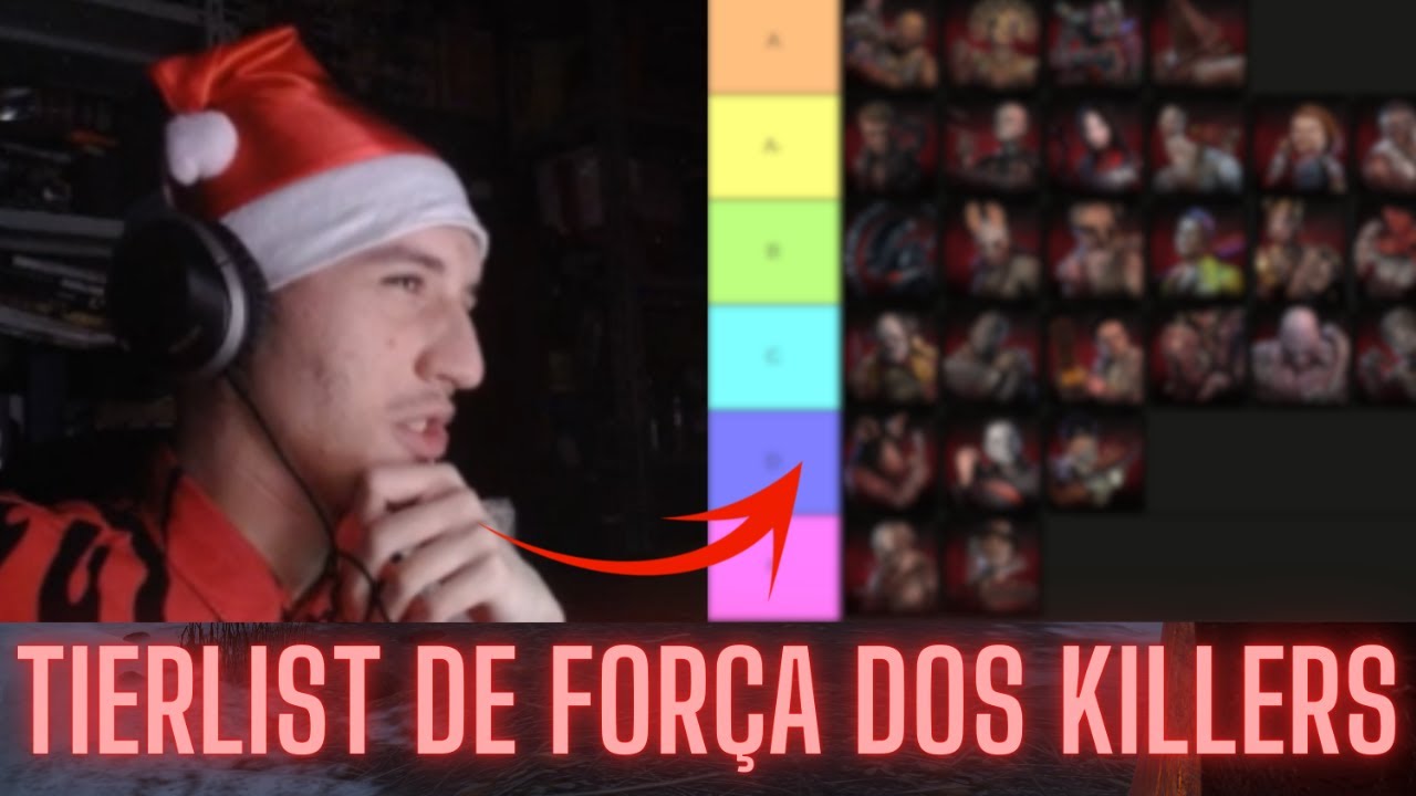 FIZ MINHA TIERLIST DE FORÇA DOS KILLERS DO DEAD BY DAYLIGHT DO ÚLTIMO UPDATE DO ANO... (patch 8.4.2)