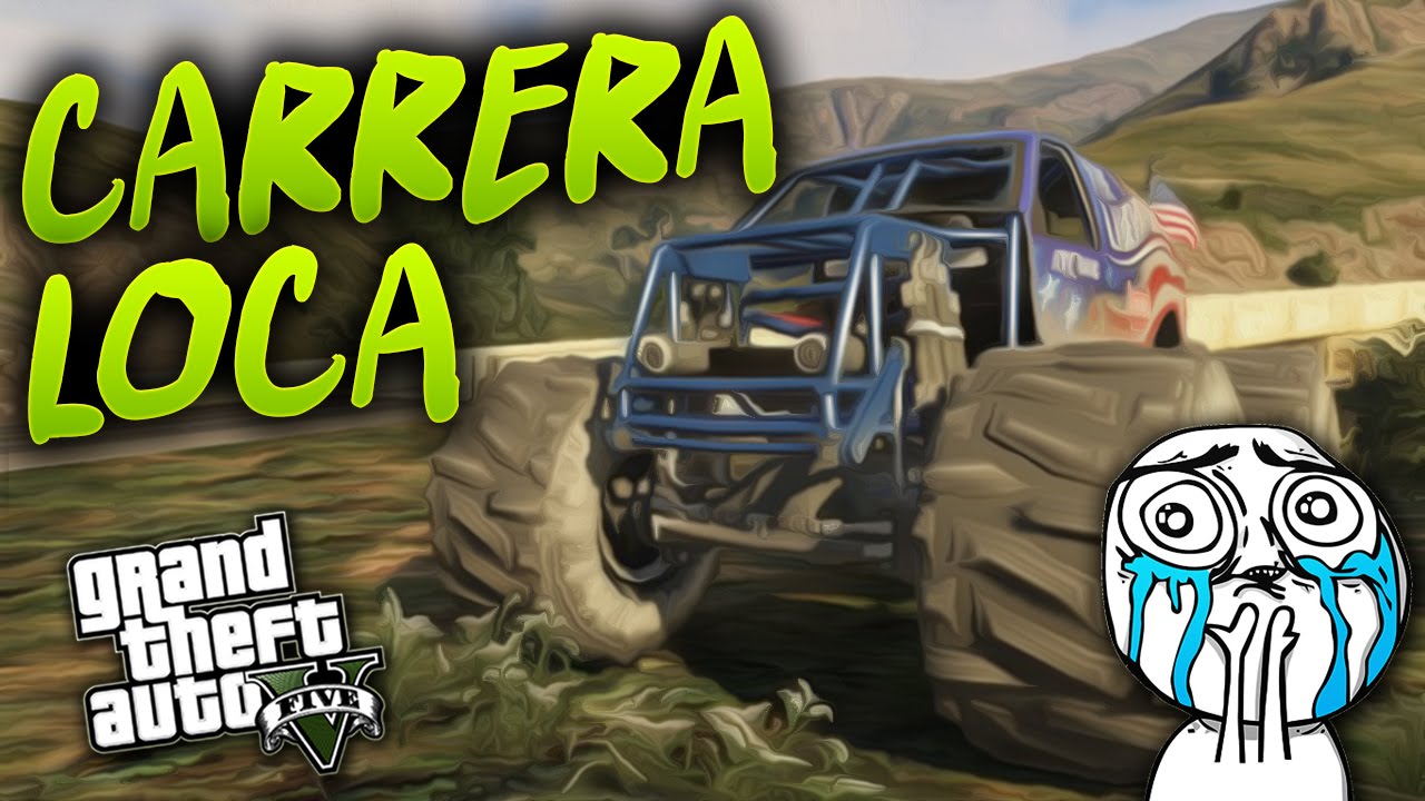 GTA V ONLINE | &iexcl;&iexcl;TRES RETRASADOS Y UN DESTINO!! - CARRERA CON MONSTER TRUCK!! || ByNoRRiS11