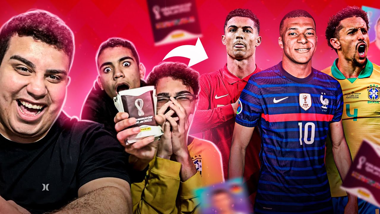Modo Carreira mas figurinhas da COPA do MUNDO 2022 montam os TIMES!
