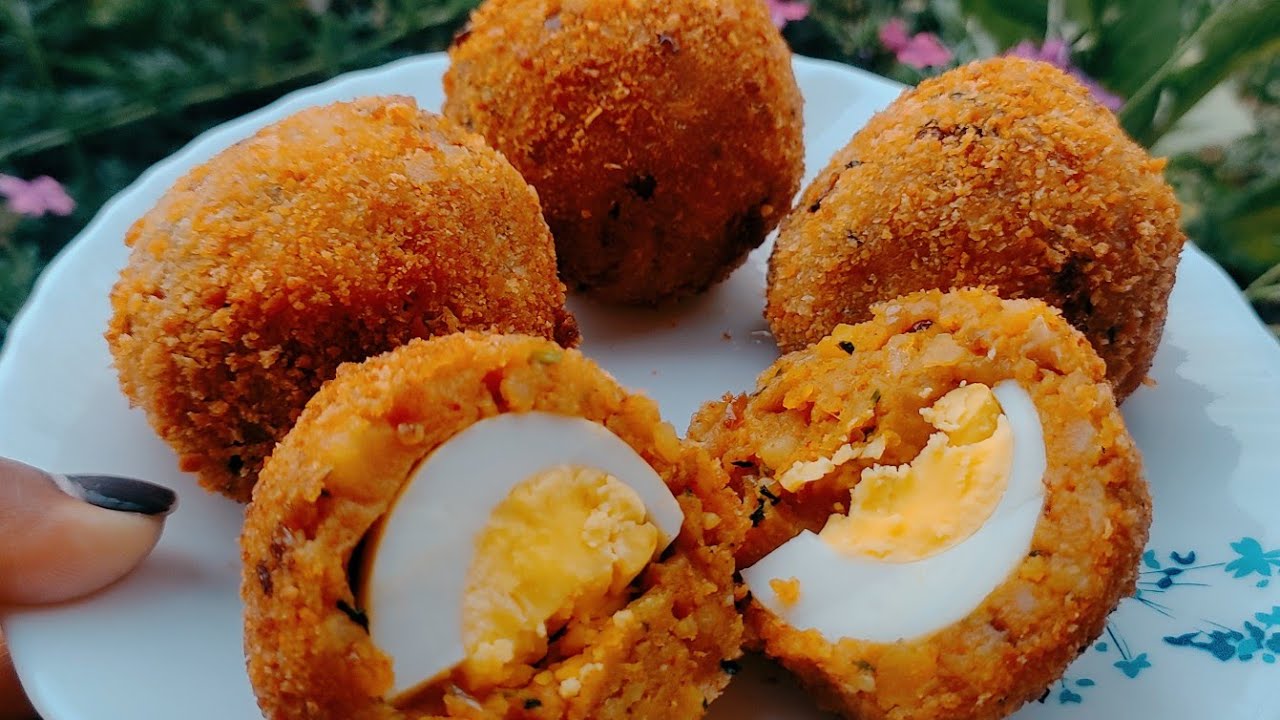 Crispy Egg Potato Recipe ❤| My Favorite Evening snacks | Egg Cutlet