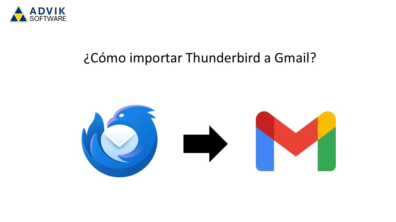 ¿Cómo transferir Thunderbird a Gmail?