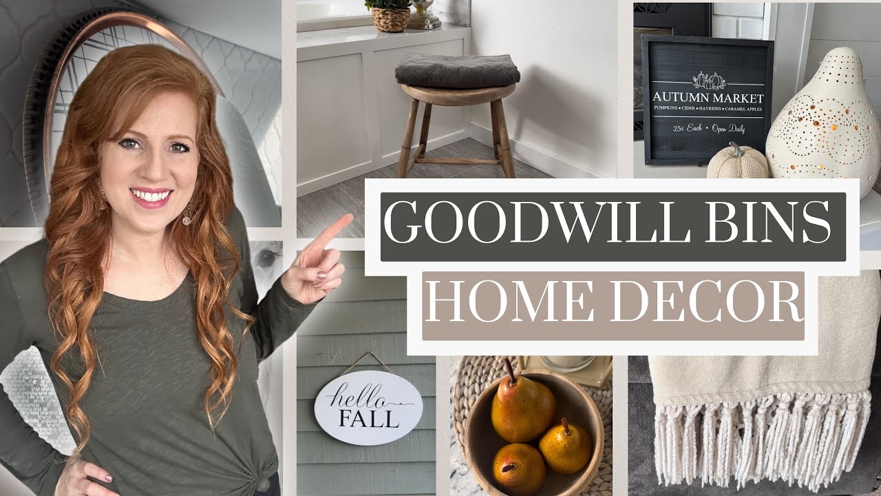 🛒GOODWILL OUTLET 🏠HOME DECOR & 🛠️ DIY