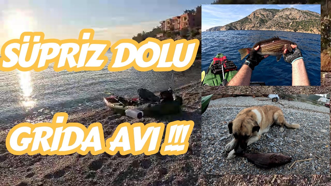 DENİZİN ŞAKASI OLMAZ!!! KANOYLA GRİDA/LAGOS AVI #fishing #balıkavı #mersin #kayakfishing #fyp #balık